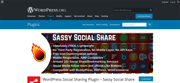 Sassy Social Share